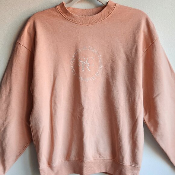 Sporty & Rich SRHWC Apricot Sweatshirt – S/M - Picture 2 of 7